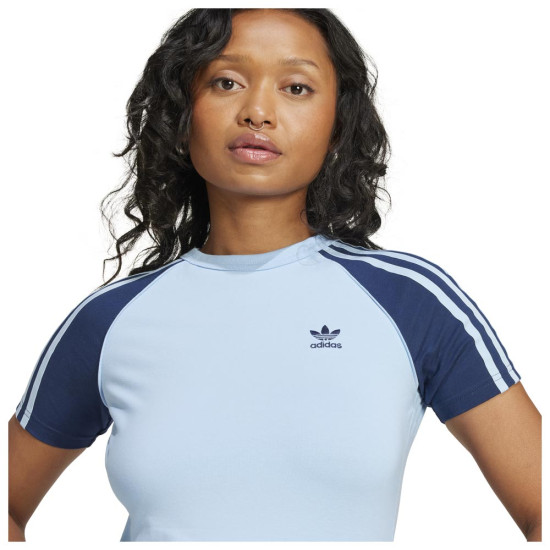 Adidas Γυναικεία κοντομάνικη μπλούζα 3-S Slim Tee